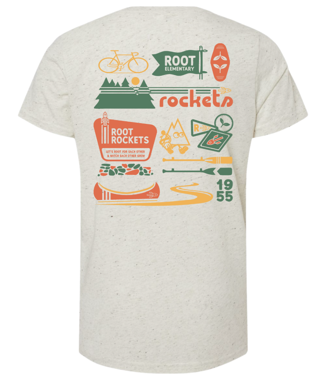 KIDS - Root Rockets “Outdoor Icons” Triblend Tee – Let’s Be Friends Edition