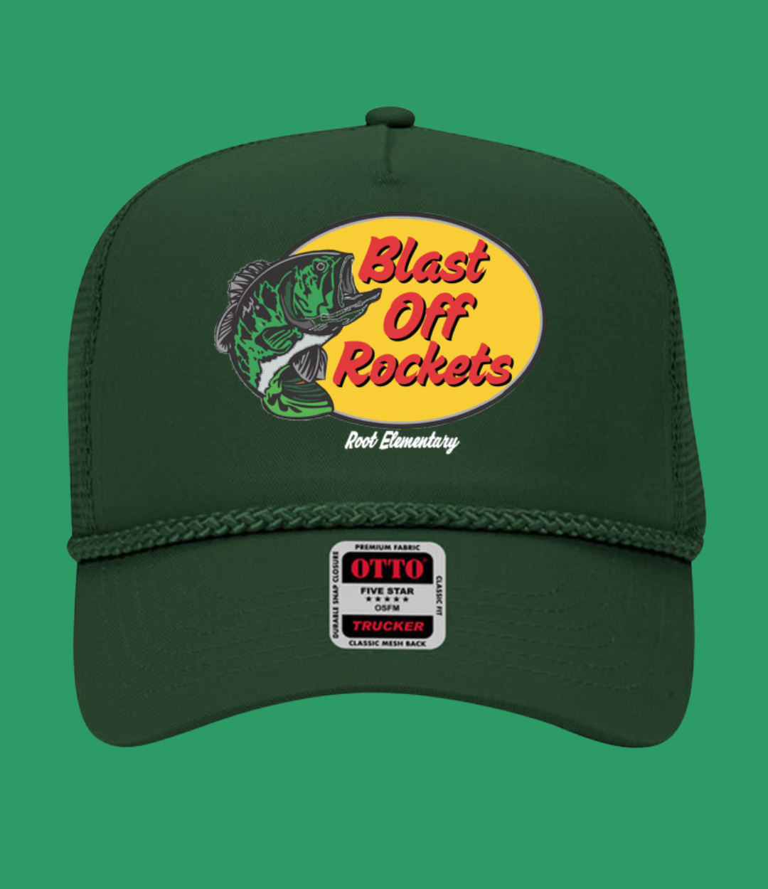 Blast Off Rockets Trucker Hat