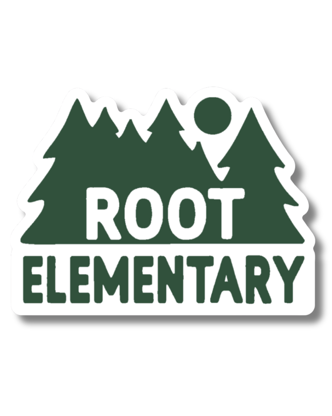 Woodsy Root Elementary Sticker (3")