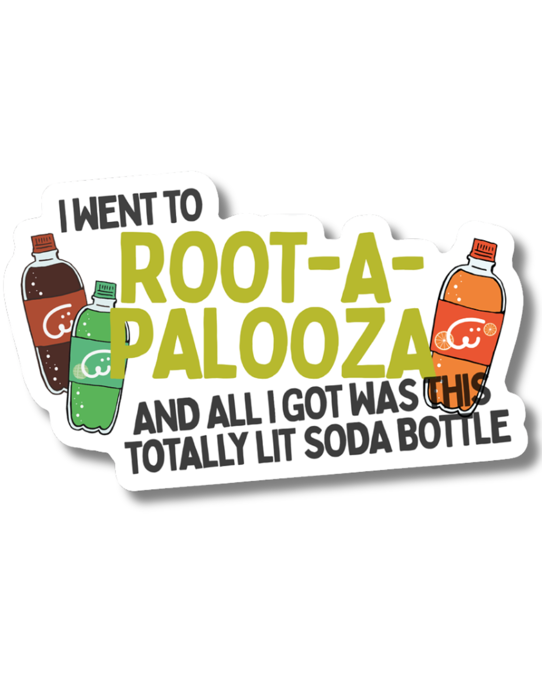 Root-a-palooza Soda Sticker (3")