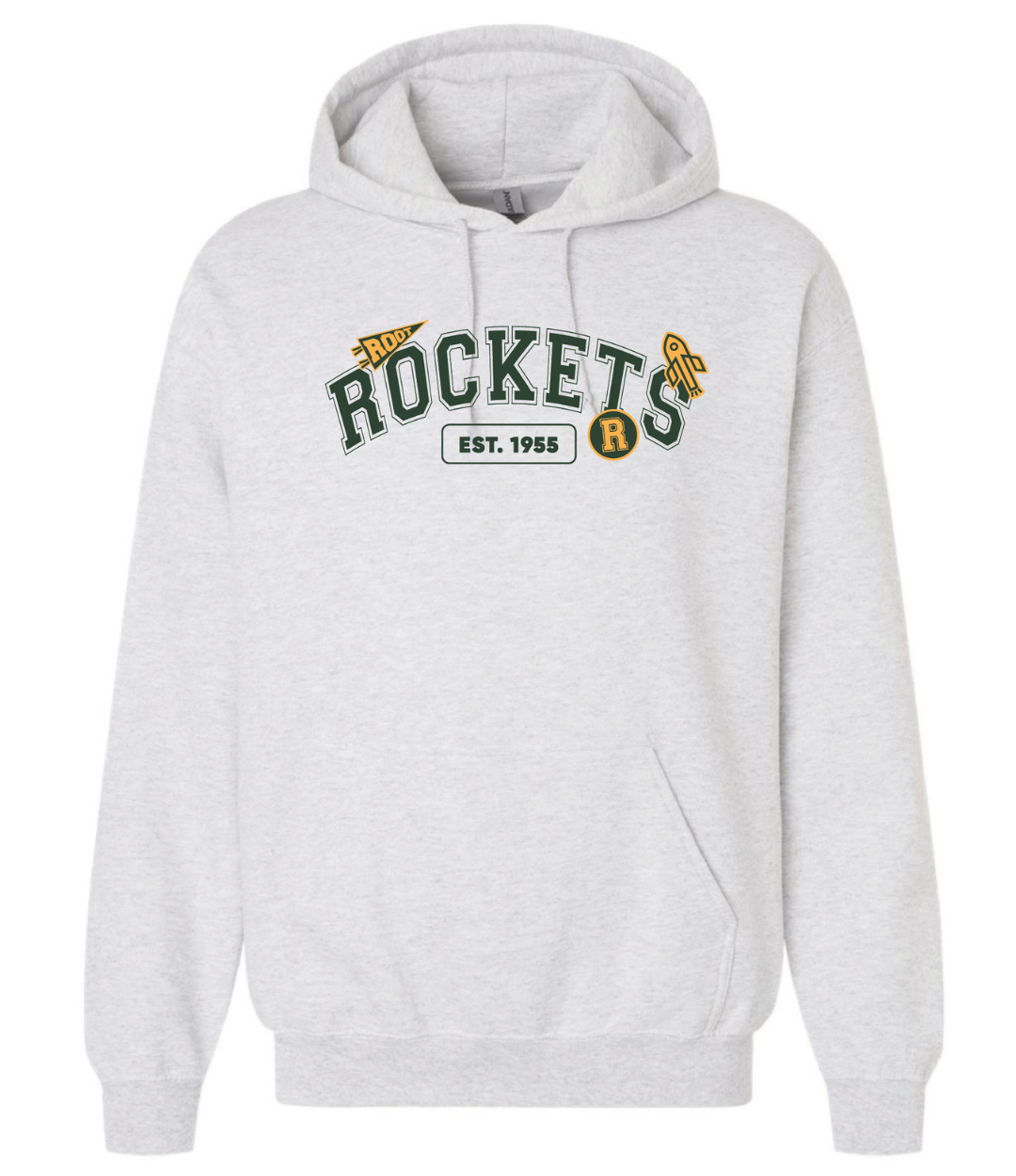 ADULT - Root Rockets Collegiate Heavyweight Hoodie