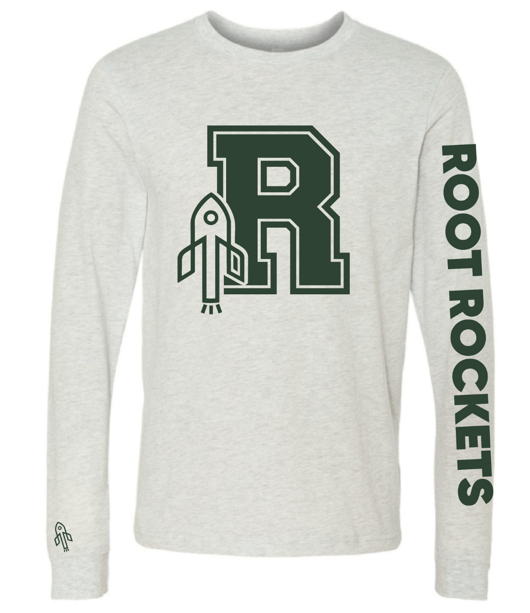 KIDS - Root Rockets Varsity Long Sleeve Tee