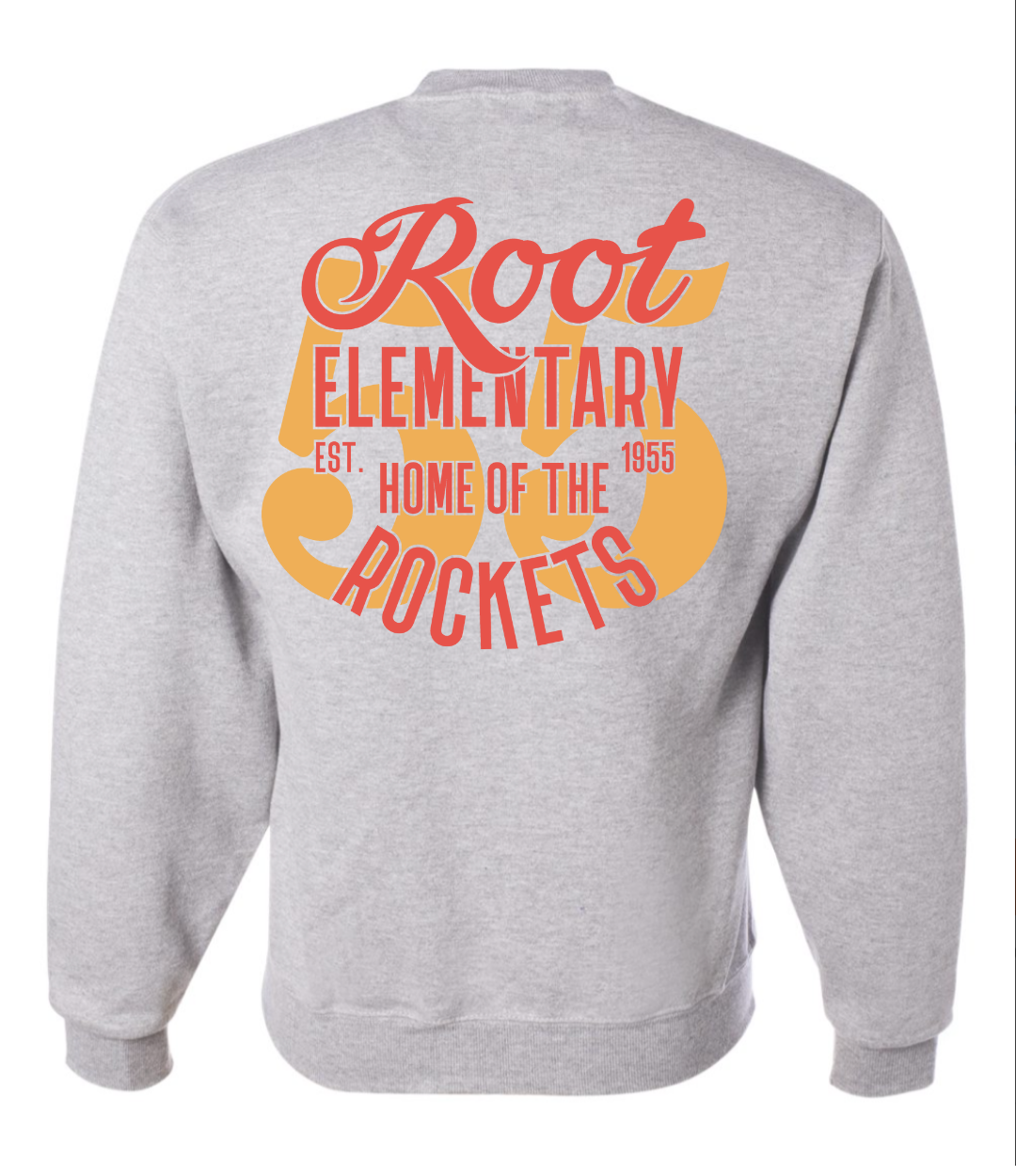 ADULT - Root Rockets “70 Years” Crewneck – Ash