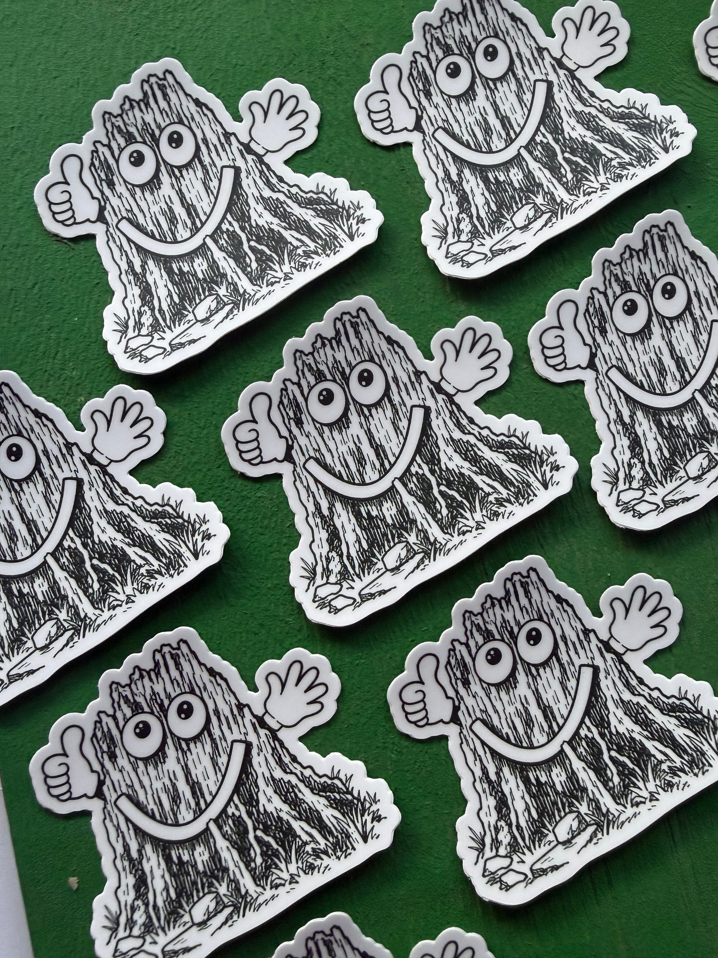 Stumpy 3" Die Cut Sticker