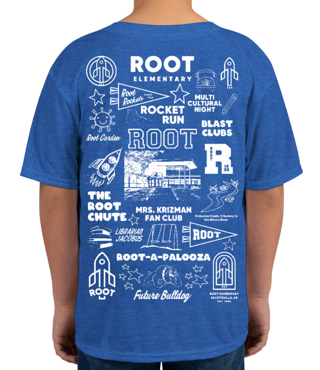 KIDS: Root Collage Tri-Blend T-shirt