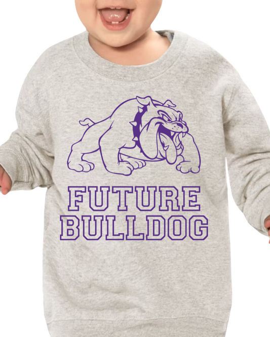 TODDLER and YOUTH: Future Bulldog Crewneck Sweatshirt