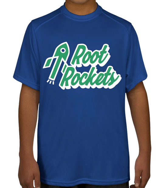 KIDS: Root Rockets Dry-fit Shirt