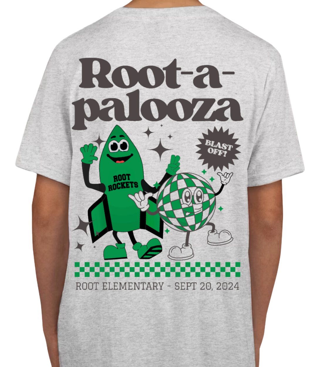 KIDS: Root-A-Palooza '24 tri-blend t-shirt