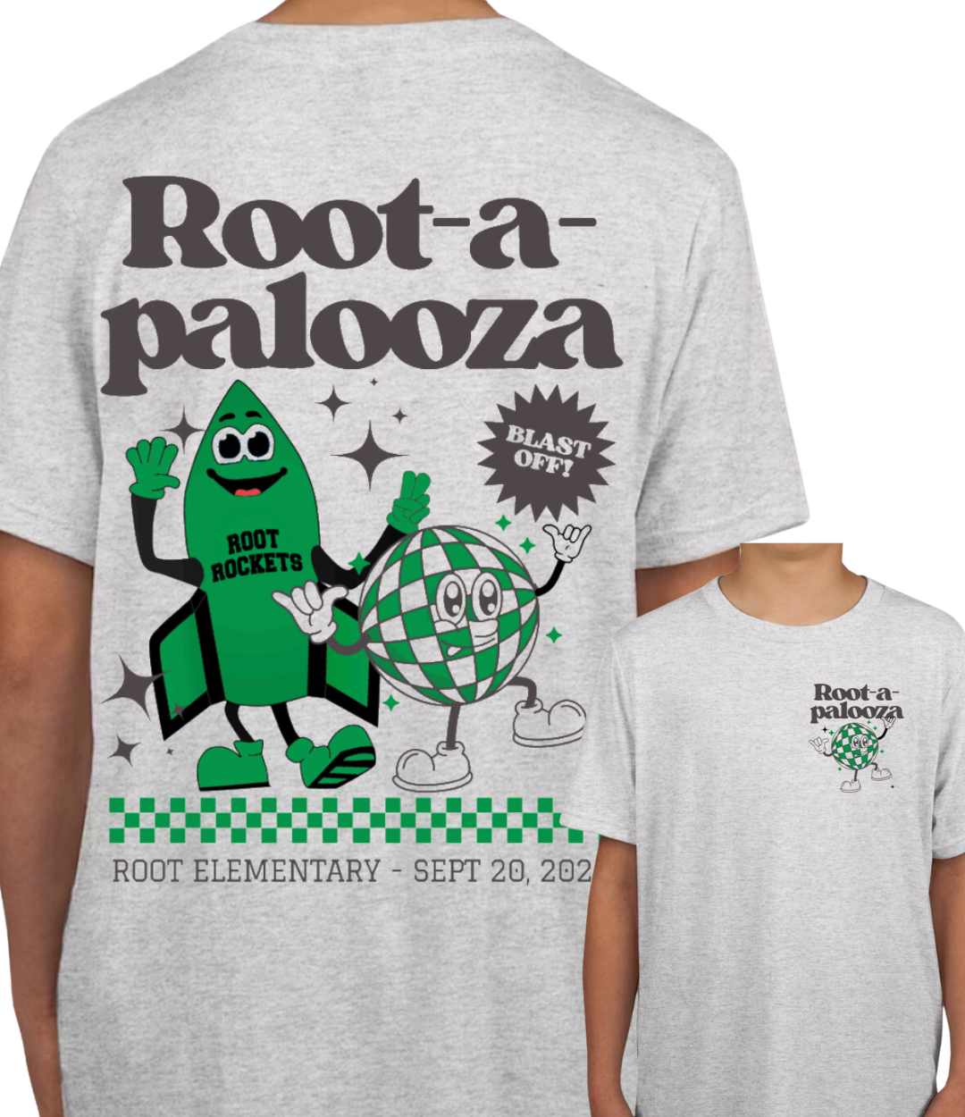 KIDS: Root-A-Palooza '24 tri-blend t-shirt