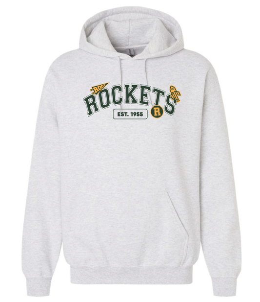 ADULT - Root Rockets Collegiate Heavyweight Hoodie