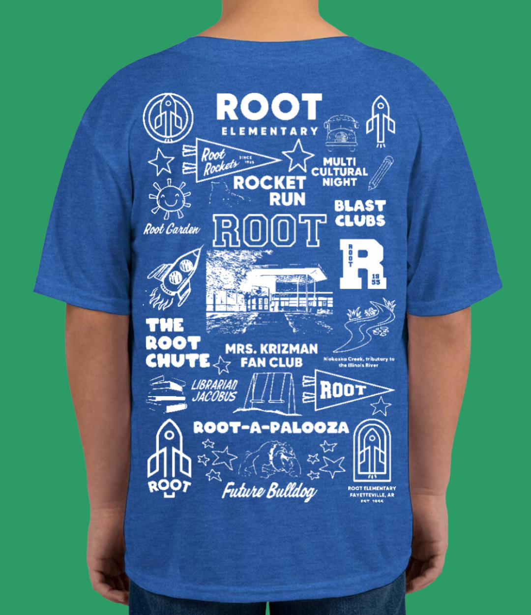 KIDS: Root Collage Tri-Blend T-shirt