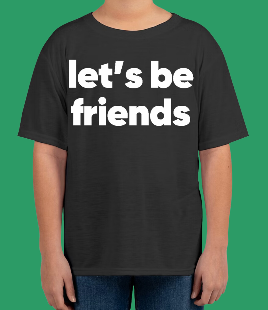 KIDS: Let's Be Friends Tri-blend T-shirt