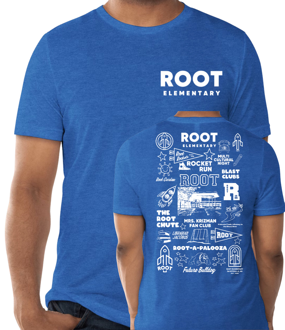 ADULT: NEW Root Collage Tri-Blend T-shirt