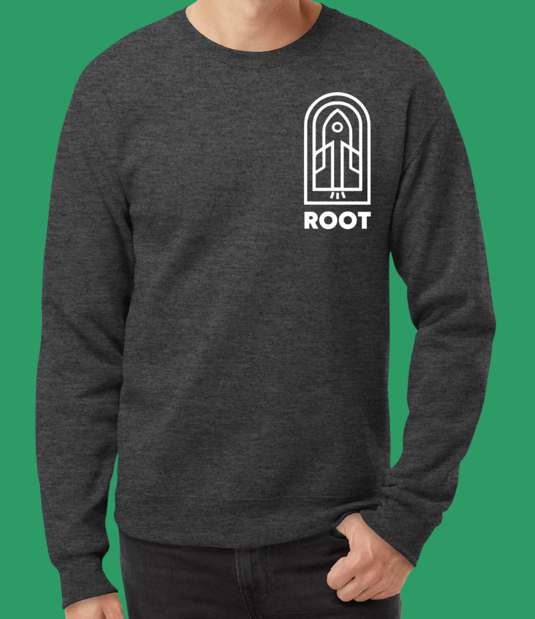 Adult: Root Crest Crewneck Sweatshirt