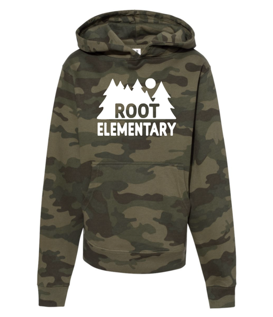 KIDS - Root Elementary Camo Hoodie