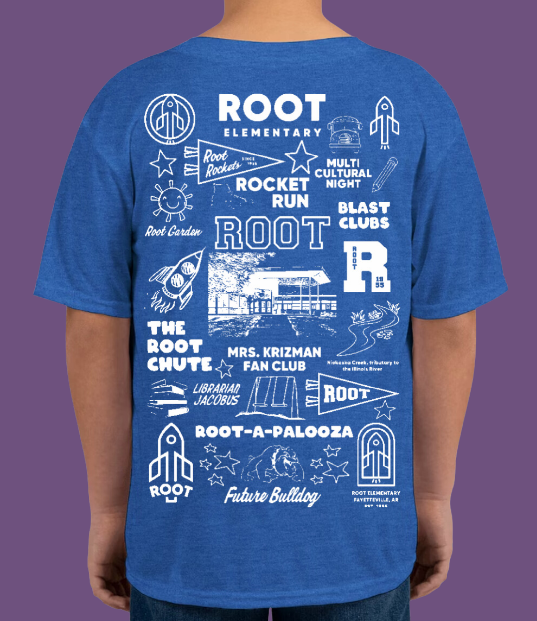 KIDS: Root Collage Tri-Blend T-shirt