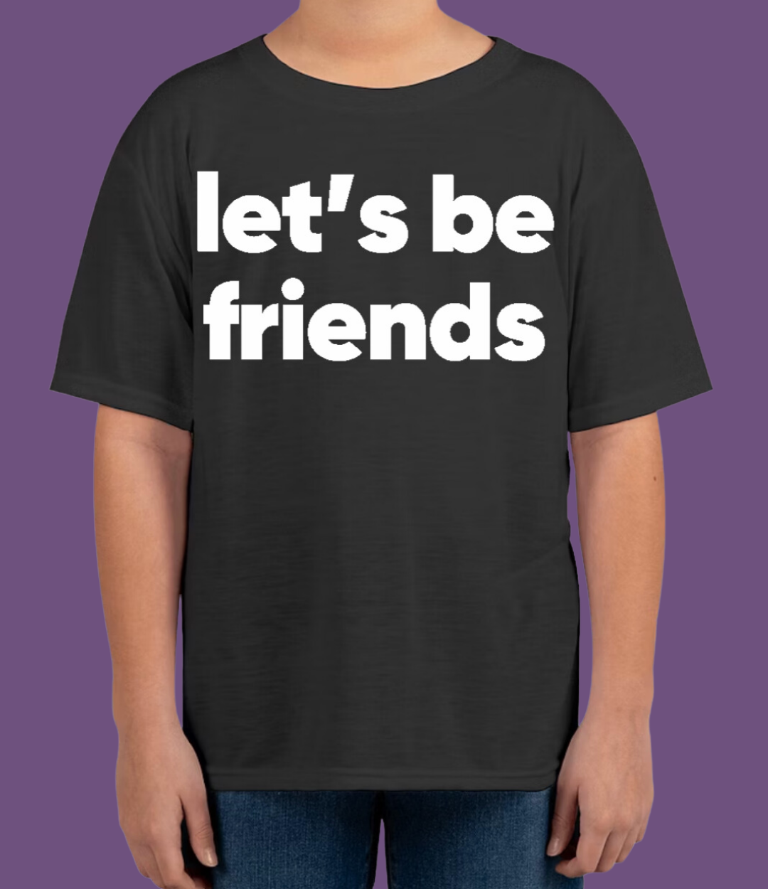 KIDS: Let's Be Friends Tri-blend T-shirt