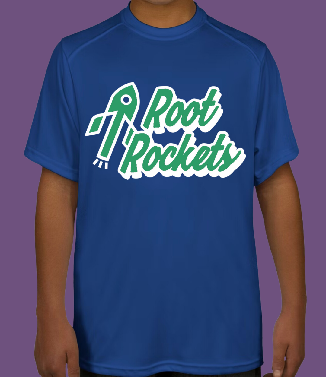 KIDS: Root Rockets Dry-fit Shirt