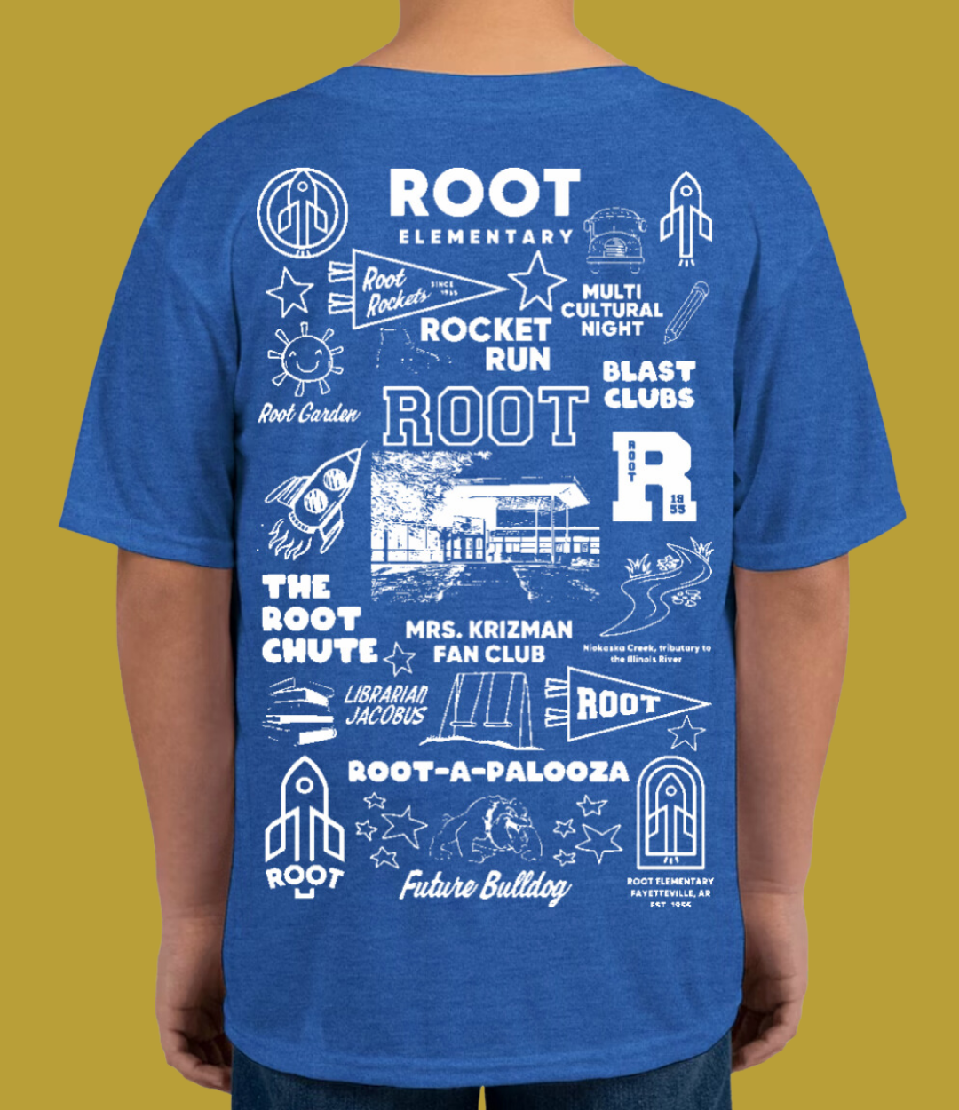 KIDS: Root Collage Tri-Blend T-shirt