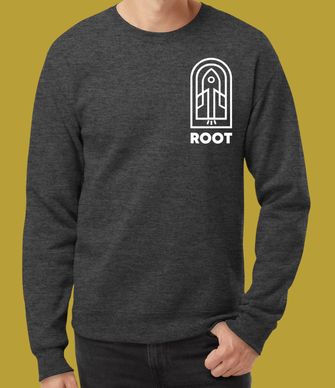 Adult: Root Crest Crewneck Sweatshirt