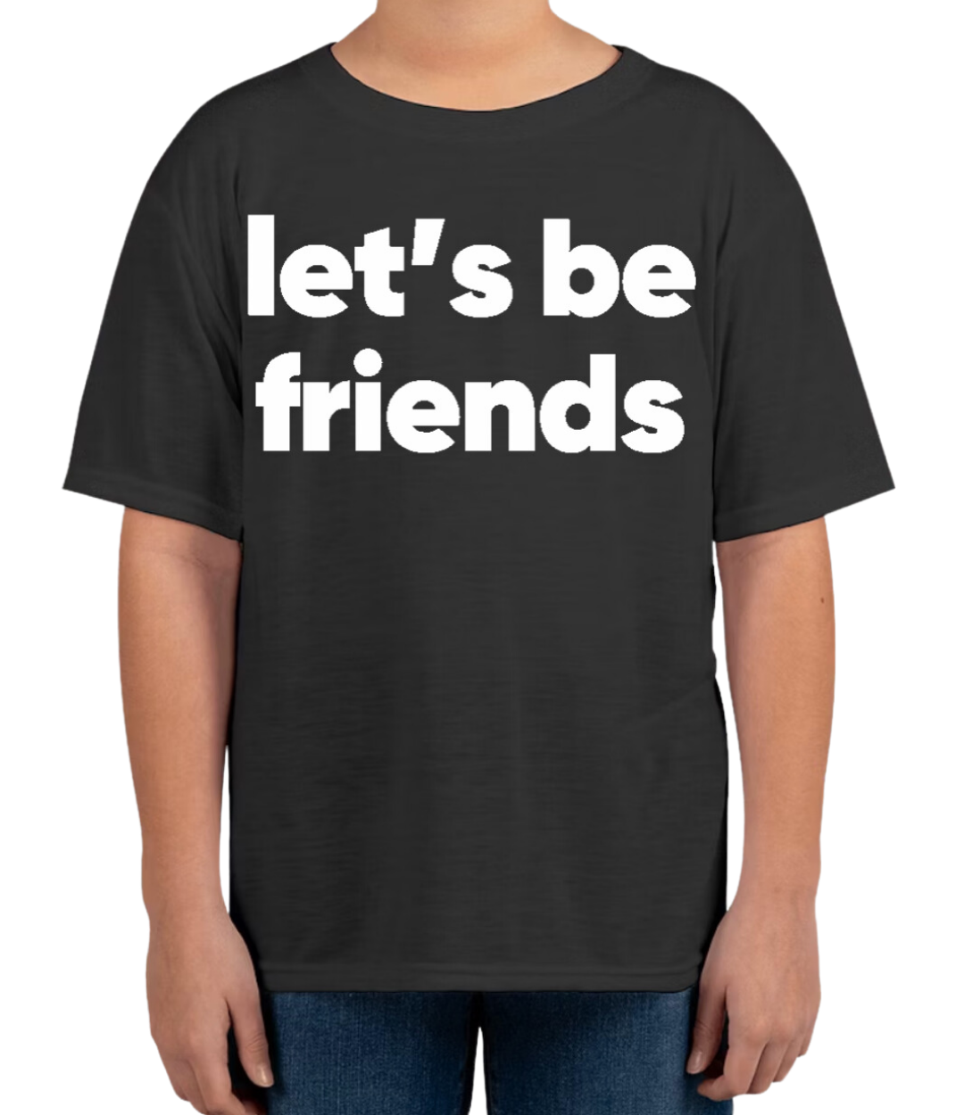 KIDS: Let's Be Friends Tri-blend T-shirt