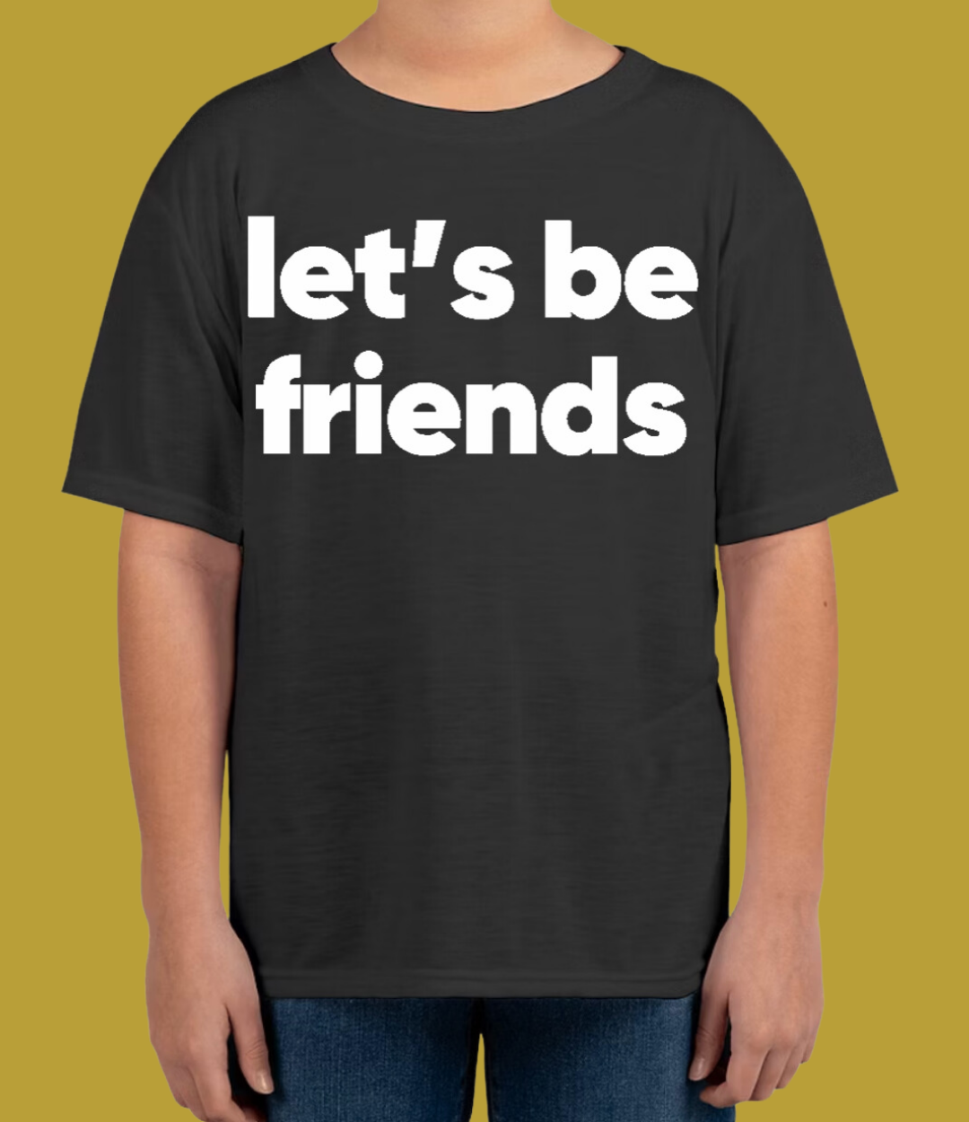 KIDS: Let's Be Friends Tri-blend T-shirt