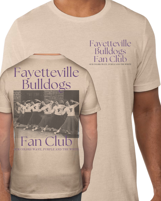 ADULT: Fayetteville Bulldogs Fan Club Tri-Blend Tee