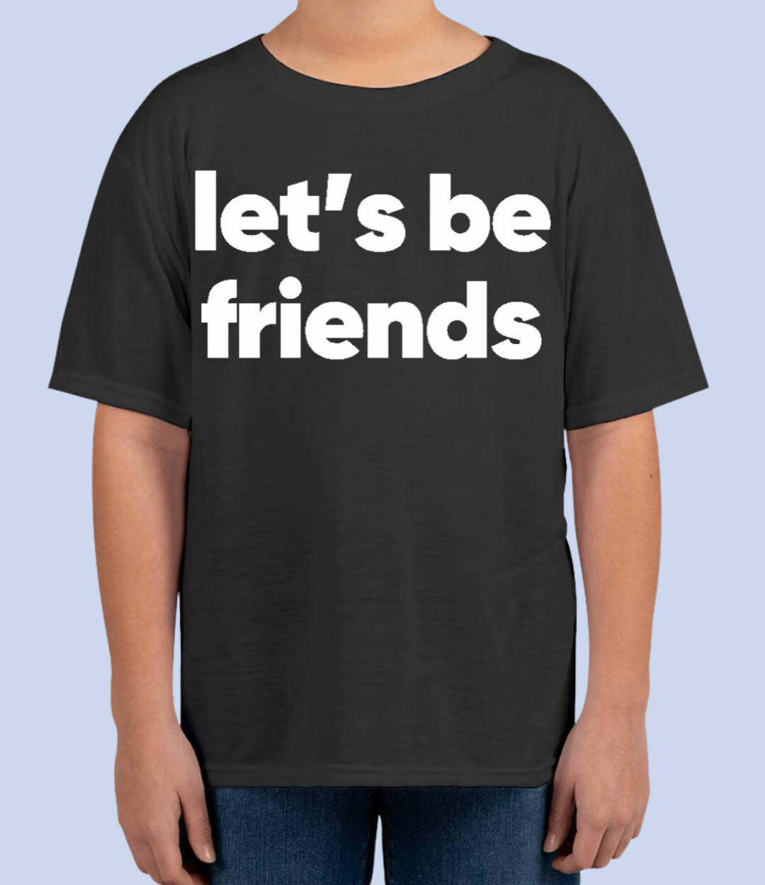 KIDS: Let's Be Friends Tri-blend T-shirt