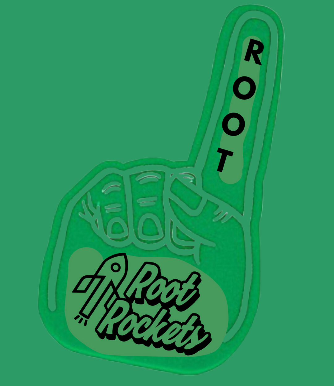 Root Rocket Foam Spirit Finger