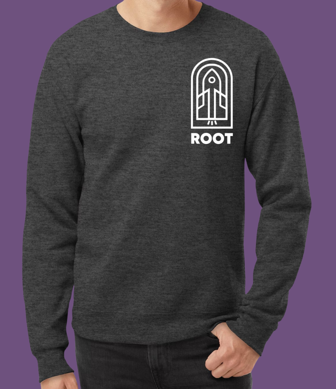 Adult: Root Crest Crewneck Sweatshirt