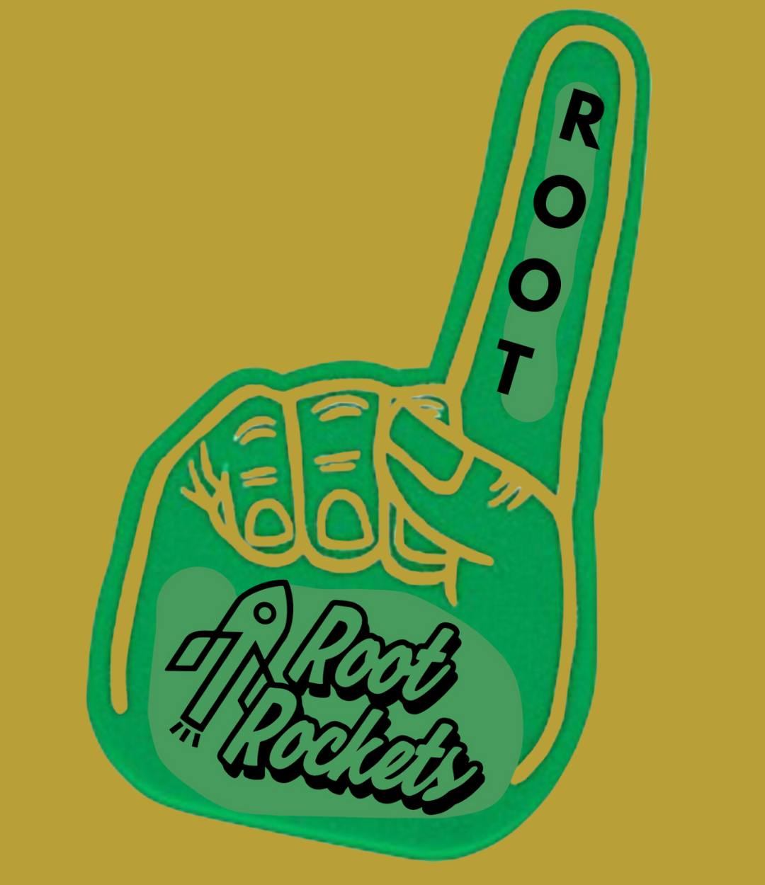 Root Rocket Foam Spirit Finger