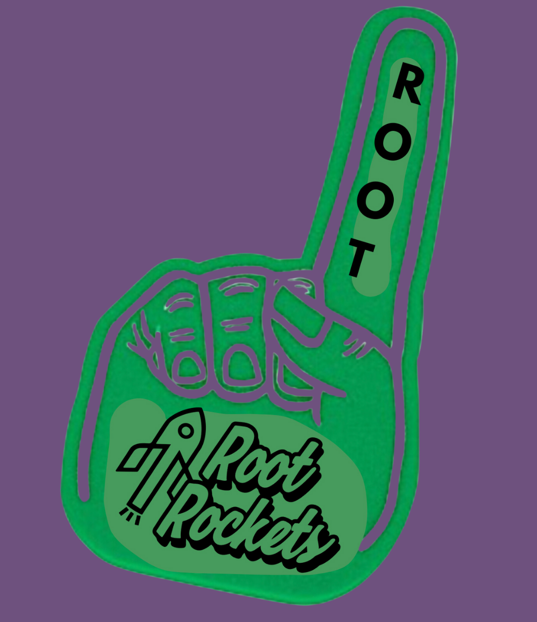 Root Rocket Foam Spirit Finger