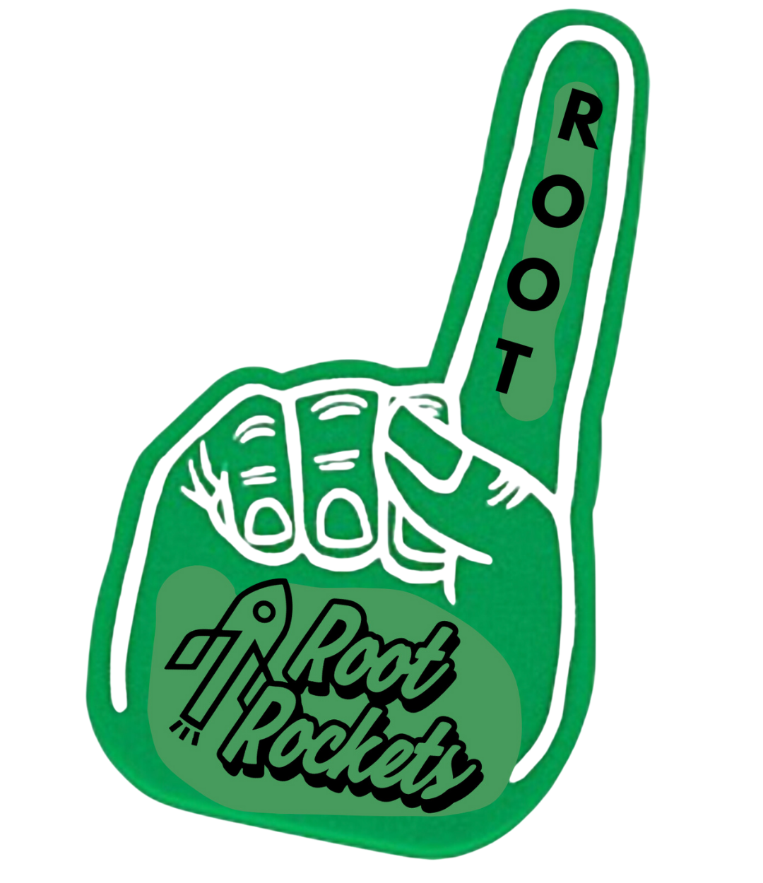 Root Rocket Foam Spirit Finger