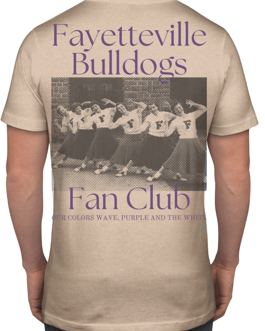 ADULT: Fayetteville Bulldogs Fan Club Tri-Blend Tee