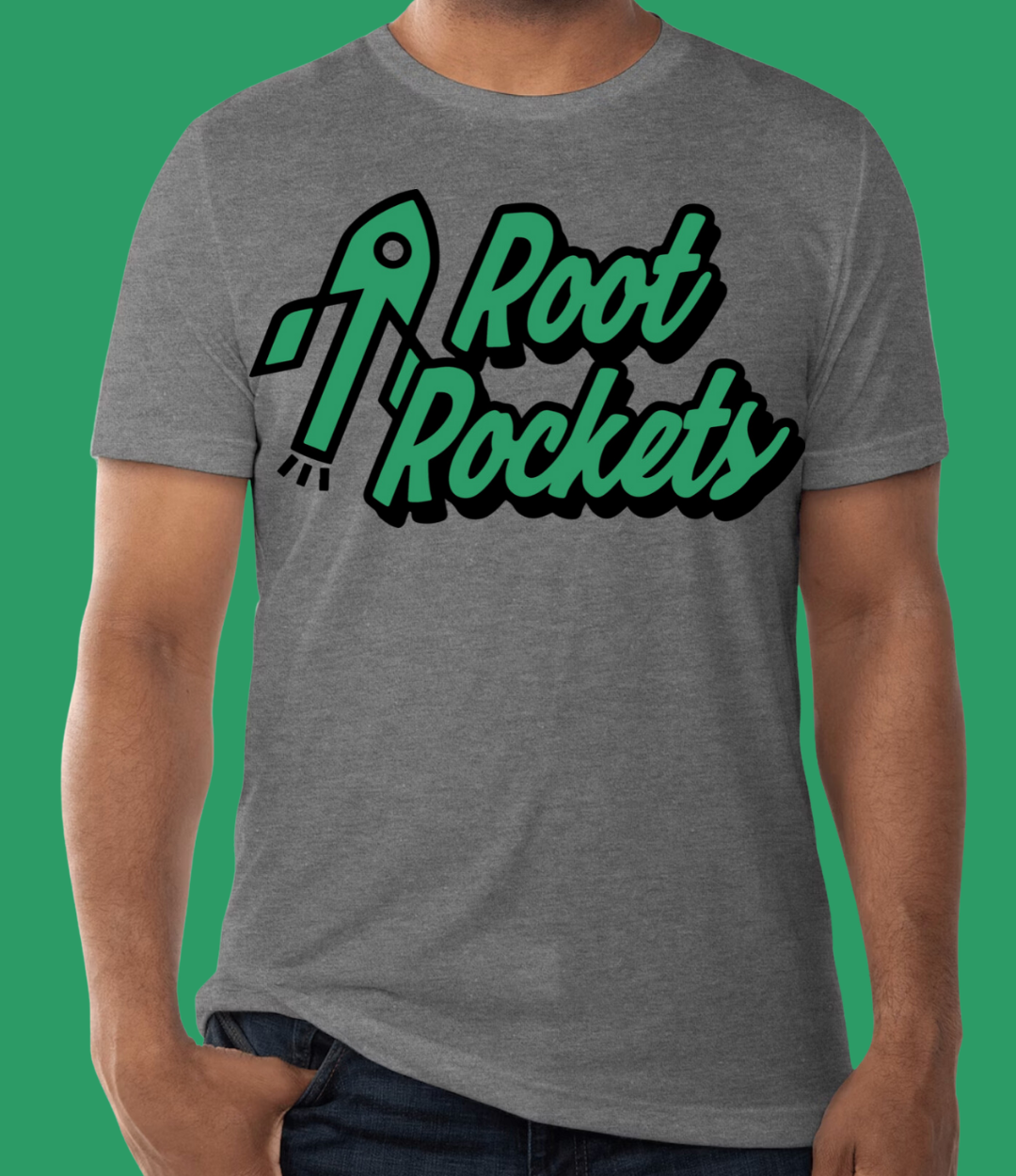 ADULT: Root Rockets Tri-blend T-shirt