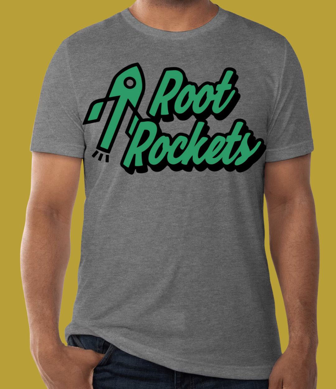 ADULT: Root Rockets Tri-blend T-shirt