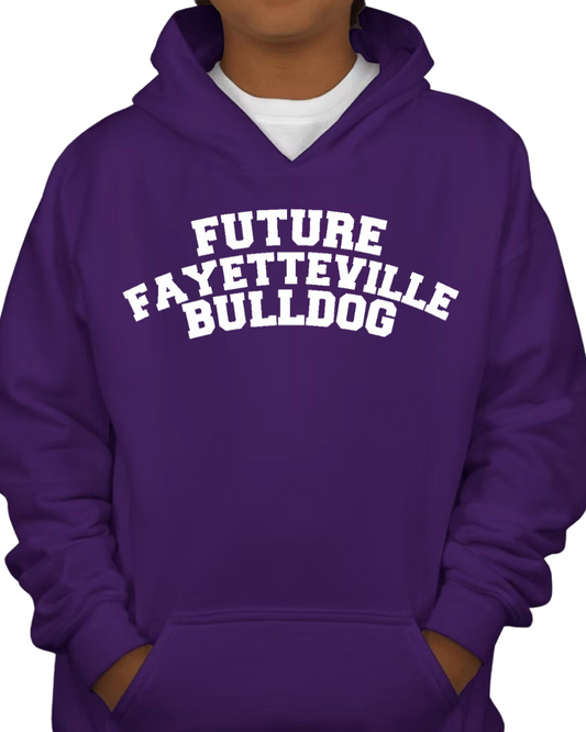 YOUTH: Future Fayetteville Bulldog Purple Hoodie