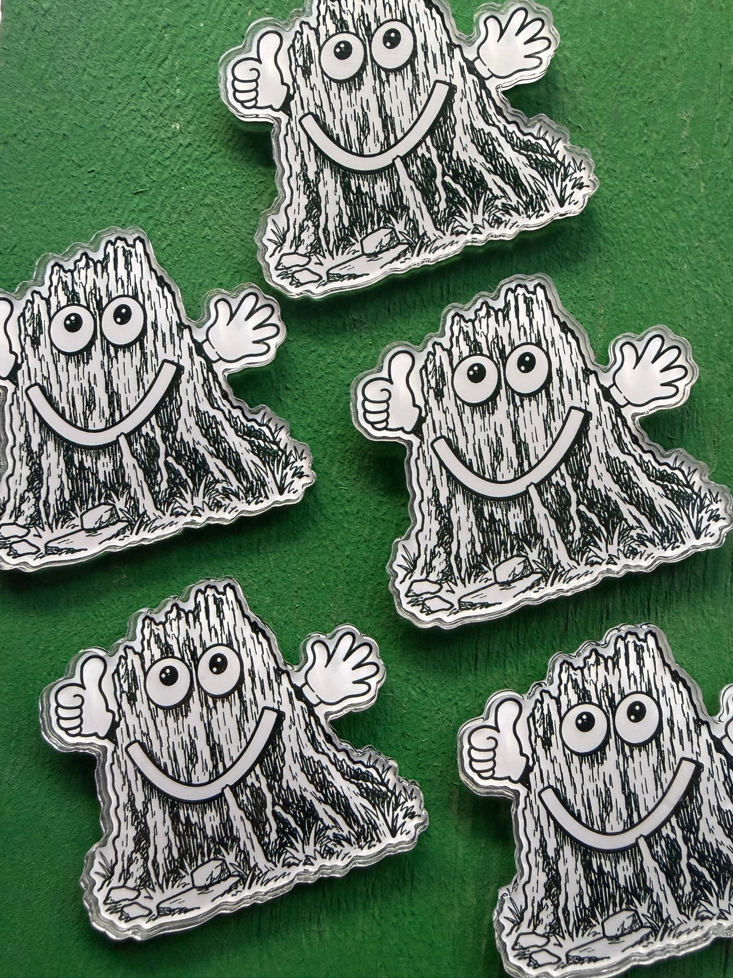 Stumpy Acrylic Magnet 2.5"