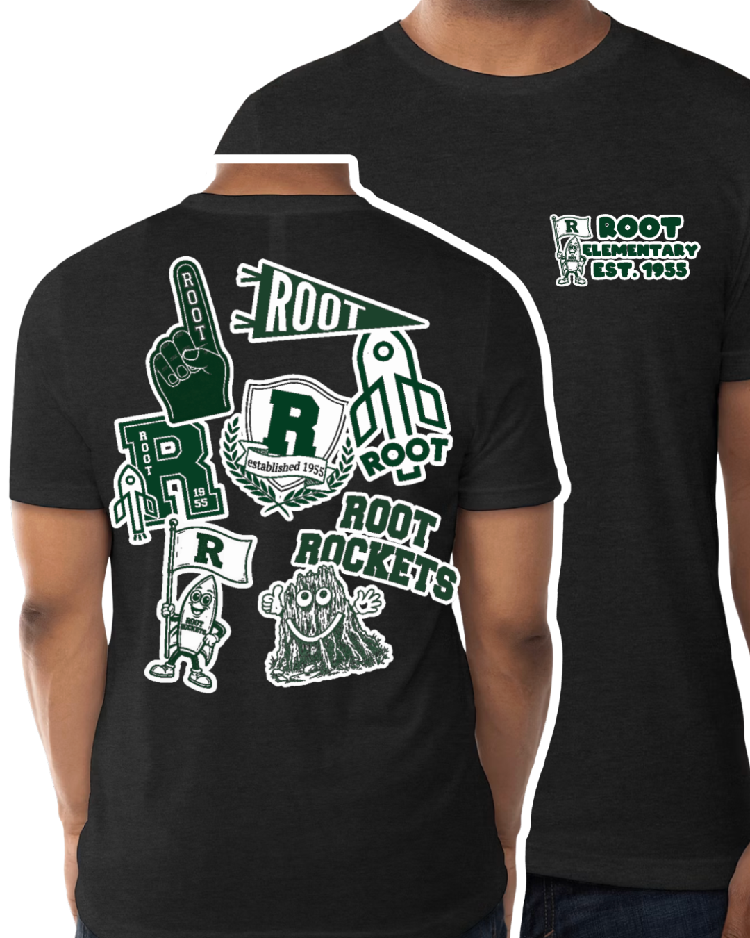 ADULT - Root Sticker Pack Tee