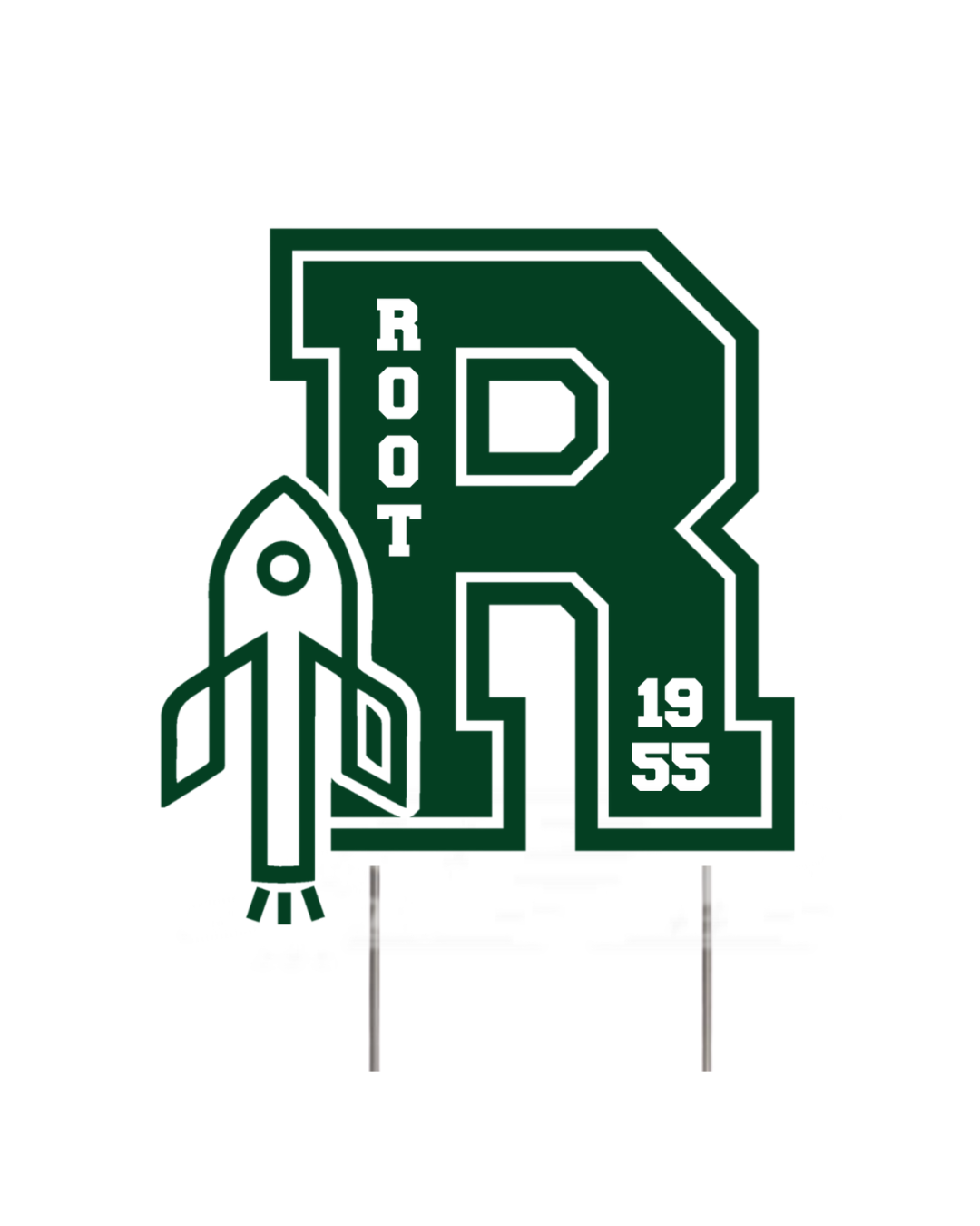 Root Rocket Die Cut Yard/Planter Sign