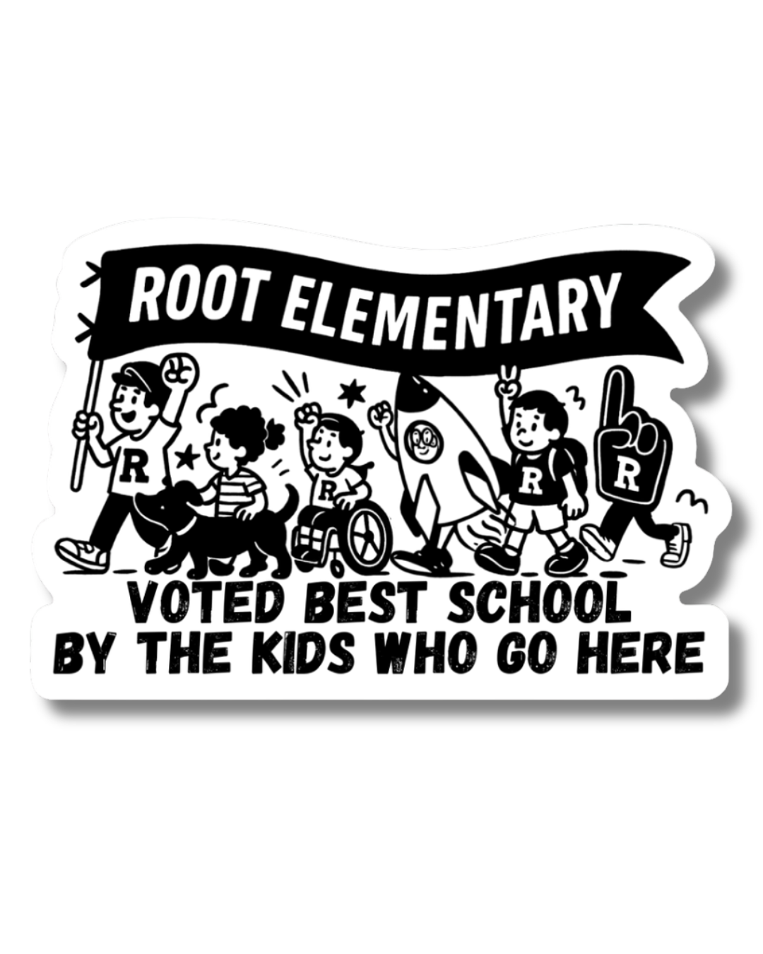 Root Elementary “Voted Best School” Sticker